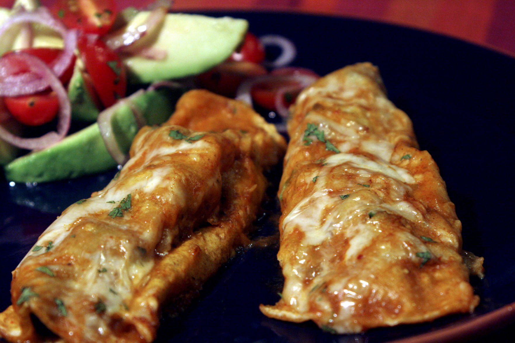 New Mexico: Enchiladas with Christmas on the side